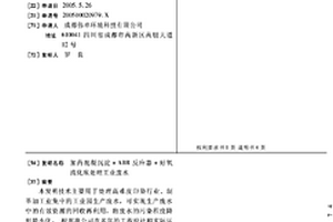 加藥混凝沉淀+ABR反應(yīng)器+好氧流化床處理工業(yè)廢水