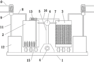 用于工業(yè)廢水脫鹽的雙向濃縮分離裝置