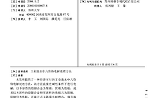 工業(yè)廢水中六價鉻電解處理方法