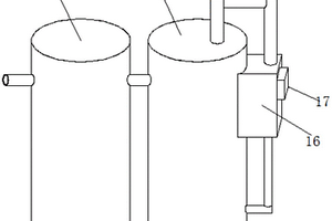 用于工業(yè)廢水具有異味隔離結(jié)構(gòu)的深度處理裝置