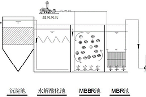 處理高有機高氨氮工業(yè)廢水的一體式MBBR工藝