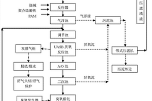 再造煙葉廢水處理制備沼氣的工藝