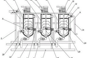 實現(xiàn)依次投藥的廢水處理設(shè)備及其工作方法