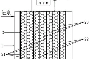 三維電極電催化氧化高鹽分、高COD廢水裝置