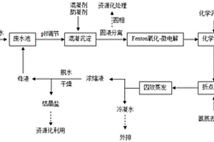 頁巖氣鉆井廢水處理方法