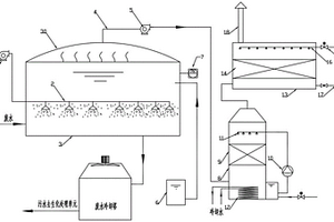 制漿黑液蒸發(fā)廢水的廢氣處理裝置