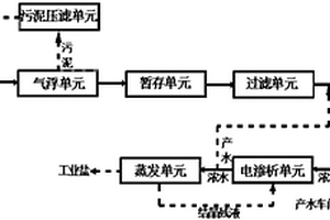 電鍍廢水生化出水的處理系統(tǒng)及處理方法