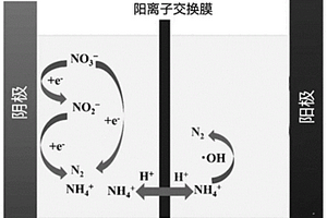 基于雙室電解反應池的硝酸鹽廢水處理方法