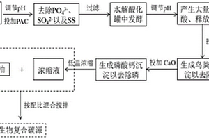 利用檸檬酸發(fā)酵廢水制備生物復(fù)合碳源的方法和應(yīng)用