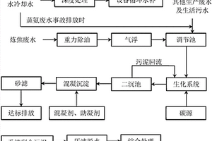 煉焦廢水的處理工藝