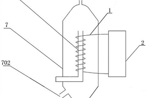 內置電磁裝置的蒸發(fā)罐、高含鹽廢水蒸發(fā)系統(tǒng)和方法