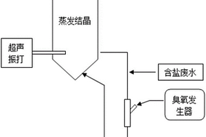 高鹽有機廢水蒸發(fā)結晶同步去除有機物的純化制鹽系統(tǒng)及方法