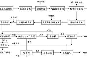 煤化工廢水零排放集成處理系統(tǒng)及方法