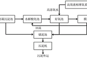 基于無(wú)泡增氧技術(shù)的表面活性劑廢水處理系統(tǒng)及工藝