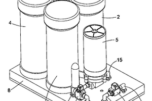 集成水路式無(wú)廢水反滲透膜凈水機(jī)