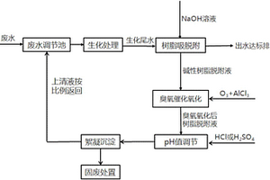 催化臭氧氧化技術處理高濃度堿性樹脂脫附液的方法