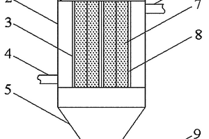 處理含重金屬廢水的折板式陰極強化電化學裝置