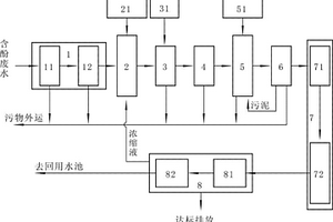 含高濃度酚廢水的處理裝置