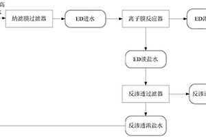 煤化工高鹽廢水的處理系統(tǒng)