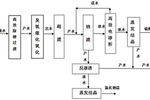 近零排放高鹽廢水處理裝置和方法