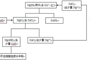 循環(huán)利用氯化鈣處理包頭礦轉(zhuǎn)型硫酸鎂廢水的方法