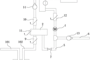 循環(huán)水泵與余熱回收裝置集成的供水系統(tǒng)