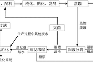 回用厭氧消化出水和酒糟清液生產(chǎn)乙醇的方法