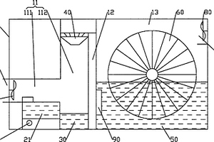 濕法去除室內(nèi)空氣顆粒物的裝置