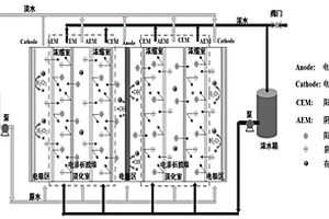 電催化氧化-電滲析耦合處理系統(tǒng)及應(yīng)用