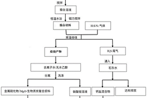 金屬硫化物摻雜氧化鎂-生物質(zhì)炭復(fù)合材料及其制備方法和應(yīng)用