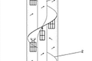 多塔板上布流內(nèi)擴(kuò)散豎式推流光催化反應(yīng)器