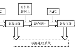 礦物法深度處理垃圾滲濾液MBR出水的工藝方法