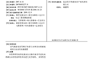 以氣體放電的等離子體進行水和含水溶液處理的方法及其實施裝置