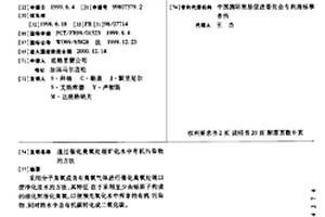 通過催化臭氧處理礦化水中有機(jī)污染物的方法