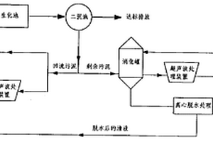 用超聲波處理污泥使污泥減量化的方法