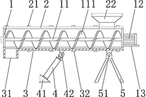 用于固廢處理的螺旋給料裝置