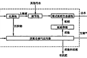 生態(tài)型農(nóng)村污水與有機(jī)固體廢棄物協(xié)同處理的工藝