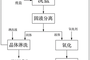 洗鹽結(jié)合非原位氧化的含有機(jī)物工業(yè)廢鹽精制處理方法