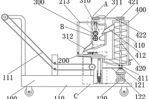 具有自動篩除結(jié)構(gòu)的工業(yè)固體廢棄物裝車機構(gòu)