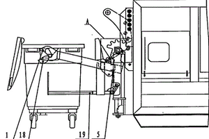 固體廢棄物壓縮設(shè)備的標(biāo)準(zhǔn)容器提升及傾卸裝置