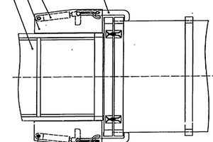 用于固體廢棄物壓縮設(shè)備與集儲箱接合的拉鉤機構(gòu)