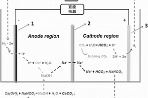 用碳酸氫鈉作堿性浸取劑的CO2礦化發(fā)電方法