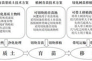 植樹綠化的基質(zhì)土、育苗、移植的整體解決技術(shù)方案