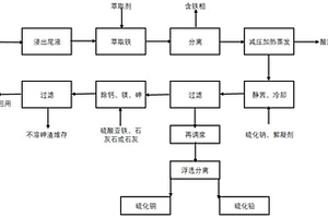 從尾液中回收銅、鉛的方法及金精礦提金工藝產(chǎn)生的浸出尾液的處理方法