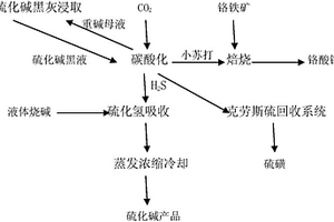 硫化堿黑液、液體燒堿聯(lián)產(chǎn)小蘇打、鉻酸鈉、硫化堿工藝