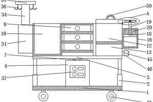 便于收納具有消毒功能的多功能醫(yī)學(xué)護(hù)理車