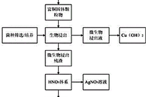 濕法冶金分離提取廢舊印刷線路板中金屬全組分的方法