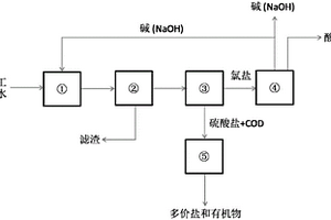 處理煤化工濃鹽水的方法