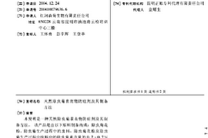 天然除蟲菊素衣物防蛀劑及其制備方法