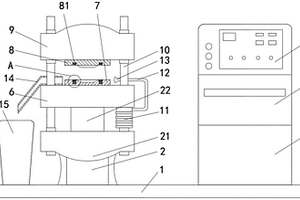 一種密胺餐具雙色成型機